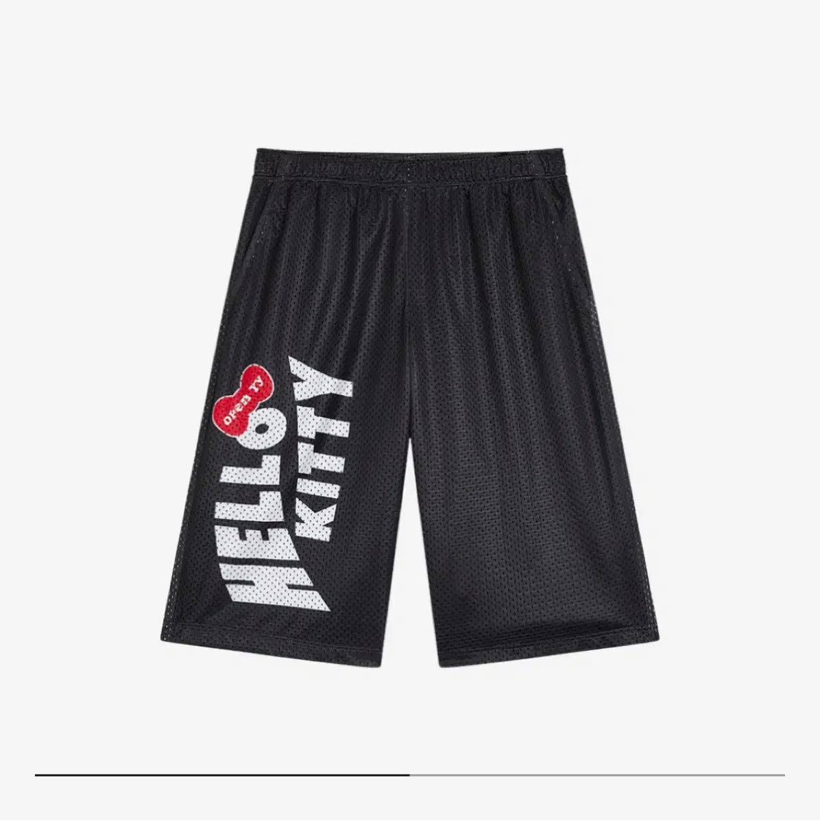 Open yy x Hello kitty mesh shorts black